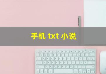 手机 txt 小说